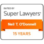 Super Lawyers - Neil T O'Donnell - 15 years